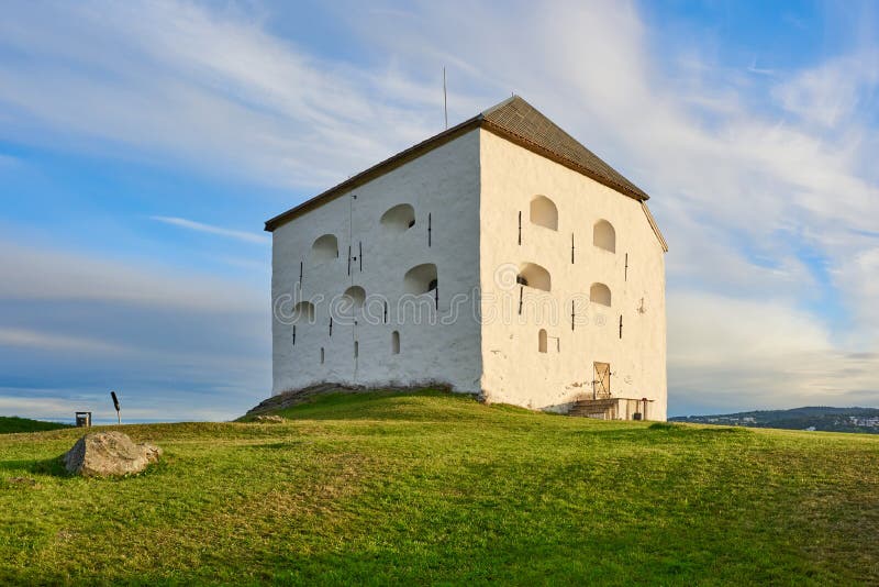 Fortaleza de Kristiansten, Strondheim, Noruega foto de archivo Fortaleza de Kristiansten, Strondheim, Noruega foto de archivo