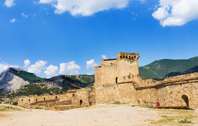 Genoese fortress in Crimea, Ukraine. Genoese fortress in Crimea, Ukraine