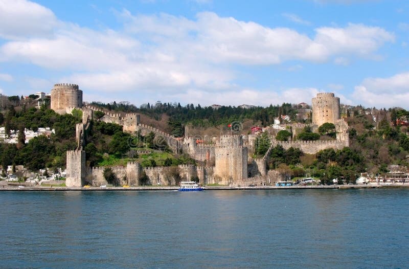 Old fortress in Istanbul city. Old fortress in Istanbul city