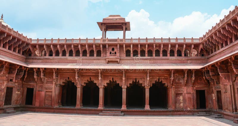 Forte de Agra em Agra, Índia fotografia de stock Forte de Agra em Agra, Índia fotografia de stock