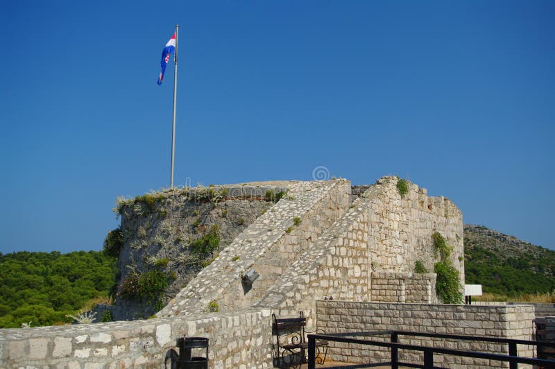 Forteczny Spanjola w Hvar zdjęcia stock Forteczny Spanjola w Hvar zdjęcia stock
