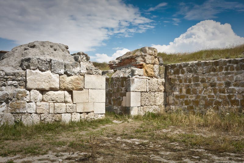 Forteresse de Capidava images libres de droits