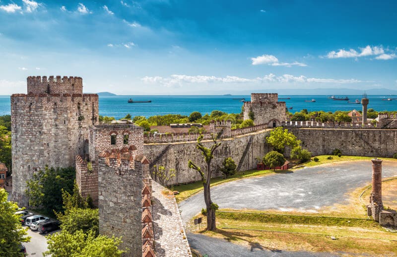 Fortezza di Yedikule a Costantinopoli immagini stock libere da diritti Fortezza di Yedikule a Costantinopoli immagini stock libere da diritti