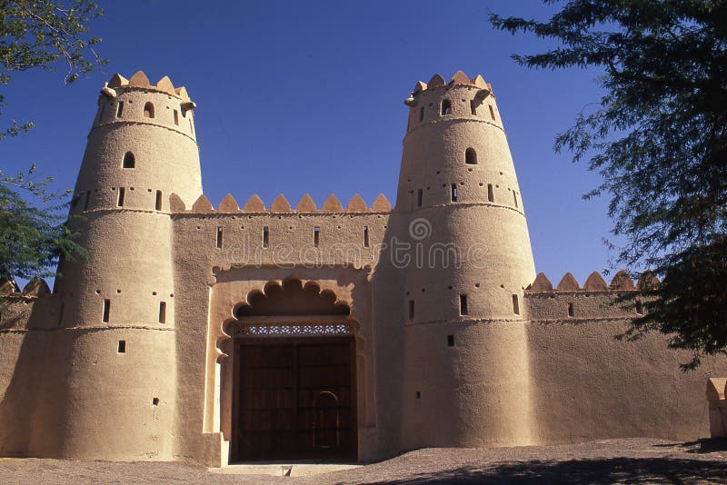 Fortificazione di Jahili di Al in Al Ain fotografia stock Fortificazione di Jahili di Al in Al Ain fotografia stock