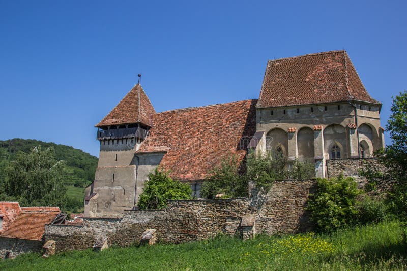 Fortified church in the Romanian town of Copsa Mare