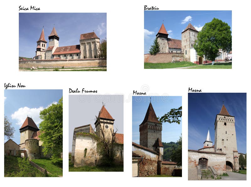 Fortified Churches (collage)