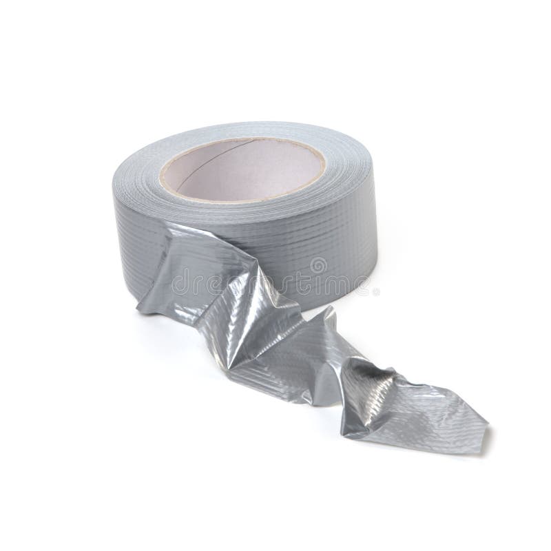 Fortified Silver Adhesive Tape royalty free stock photo Fortified Silver Adhesive Tape royalty free stock photo