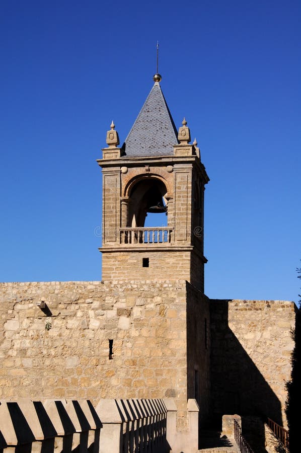Fortifique o sustento, Antequera, a Andaluzia, Spain.
