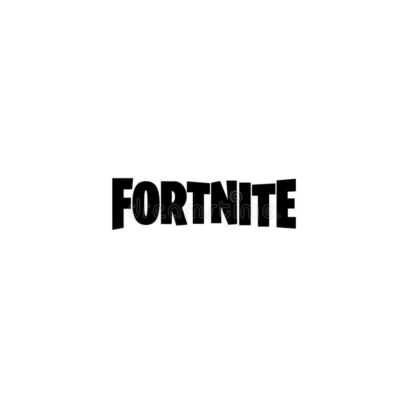 Fortnite Logo Editorial Illustrative on White Background Editorial ...