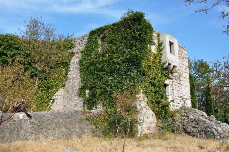 The fortress of Karlobag, Croatia stock photography