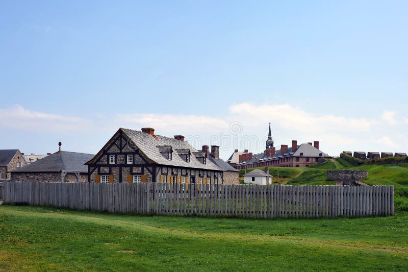 Fortress of Louisbourg in Cape Breton, NS, Canada