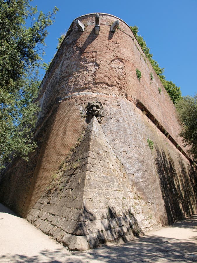 Fortress of Medici, Siena, Italy royalty free stock photos Fortress of Medici, Siena, Italy royalty free stock photos