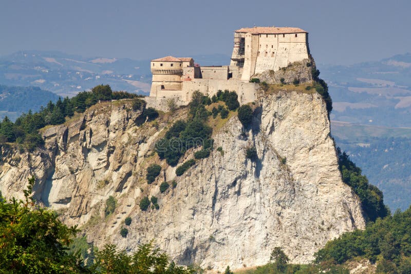 Fortress of San Leo, Italy royalty free stock photography Fortress of San Leo, Italy royalty free stock photography