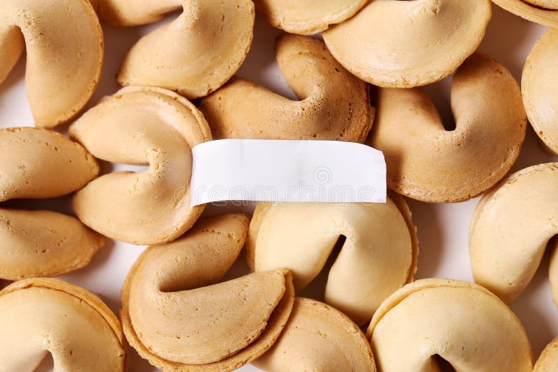 Fortune cookie stock photo. Image of fortune, horoscope 55457388