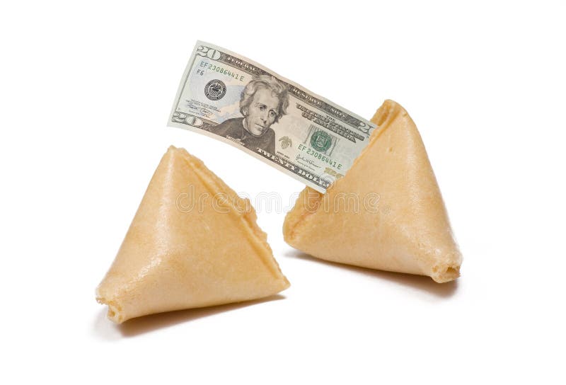 Fortune Cookies With $20 Bill Message