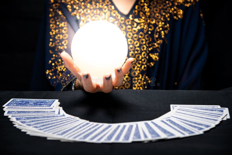 Fortune teller`s hands stock image. Image of interpretation 171654249