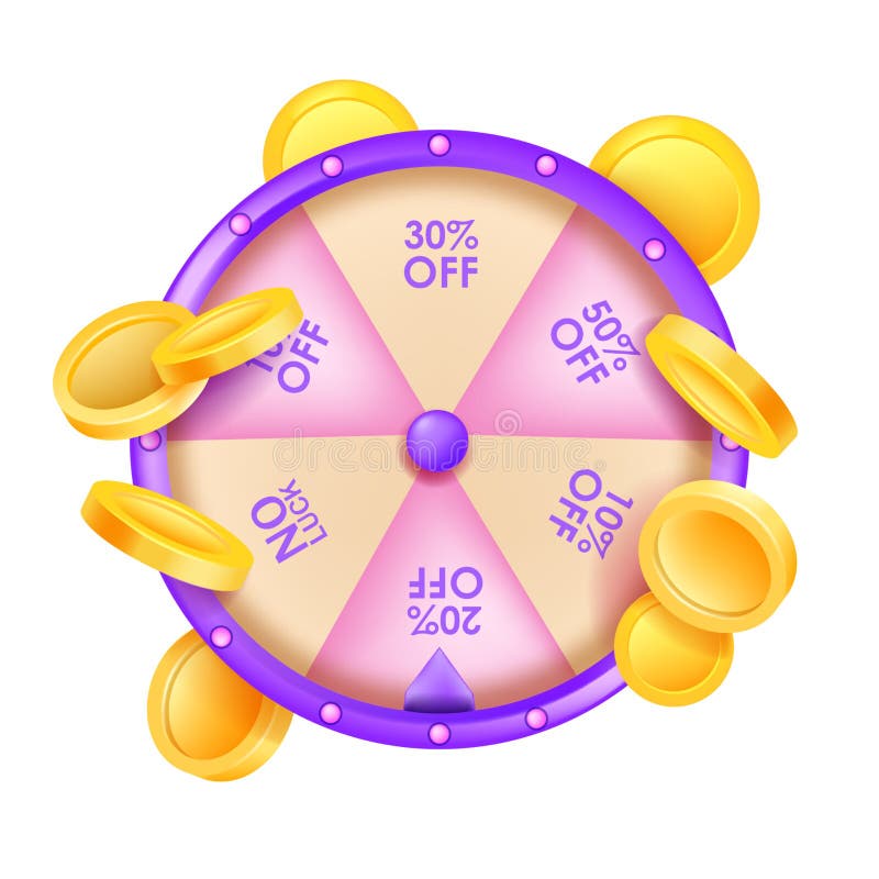 Business shopping sale promo, success discount concept lucky round casino game. Fortune wheel prize. Business shopping sale promo, success discount concept lucky round casino game. Fortune wheel prize
