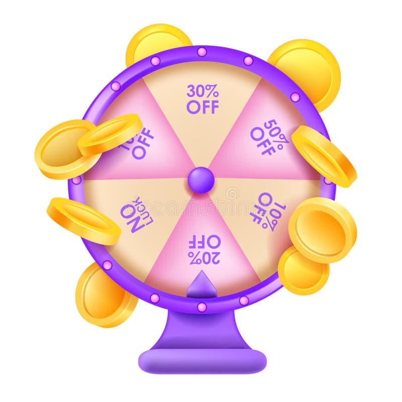 Success discount concept lucky round casino game, business shopping sale promo. Fortune wheel prize. Success discount concept lucky round casino game, business shopping sale promo. Fortune wheel prize