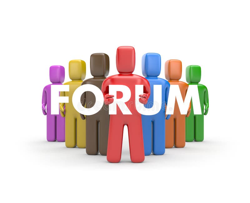 Forum royalty free illustration