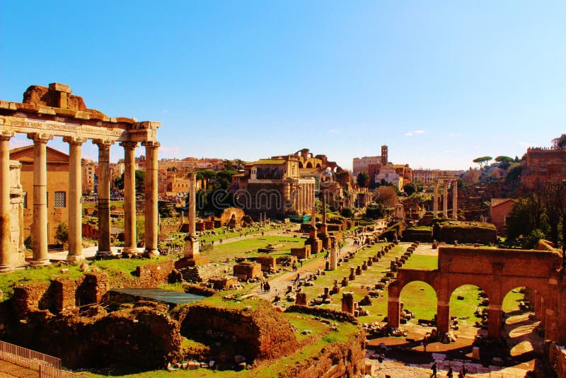 Forum Romanum, Rom lizenzfreies stockbild Forum Romanum, Rom lizenzfreies stockbild
