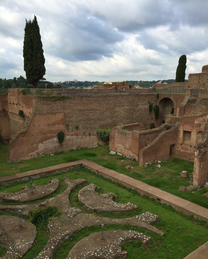 Forum was the center of day-to-day life in Rome stock image Forum was the center of day-to-day life in Rome stock image