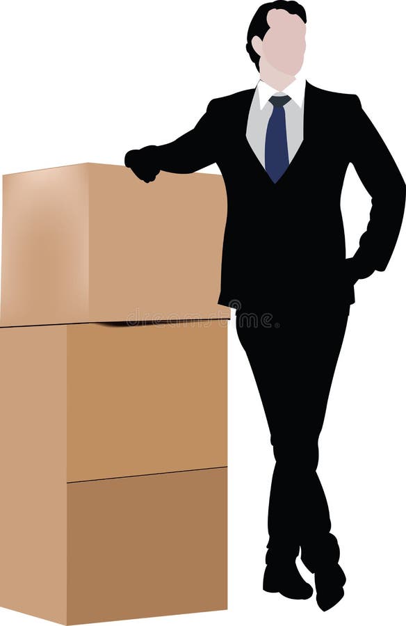Forwarder som vilar askar stock illustrationer Forwarder som vilar askar stock illustrationer