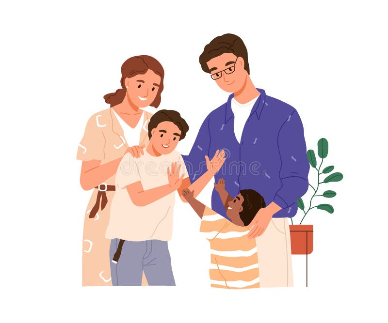 adoptive family clipart image