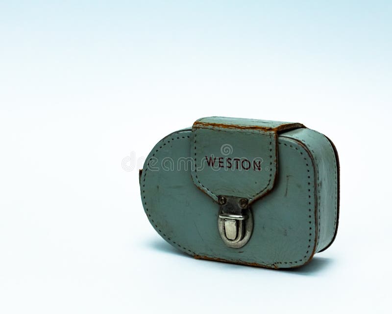 Fot?metro de Weston Light Meter Vintage Photography en fondo blanco aislado foto de archivo libre de regalías Fot?metro de Weston Light Meter Vintage Photography en fondo blanco aislado foto de archivo libre de regalías