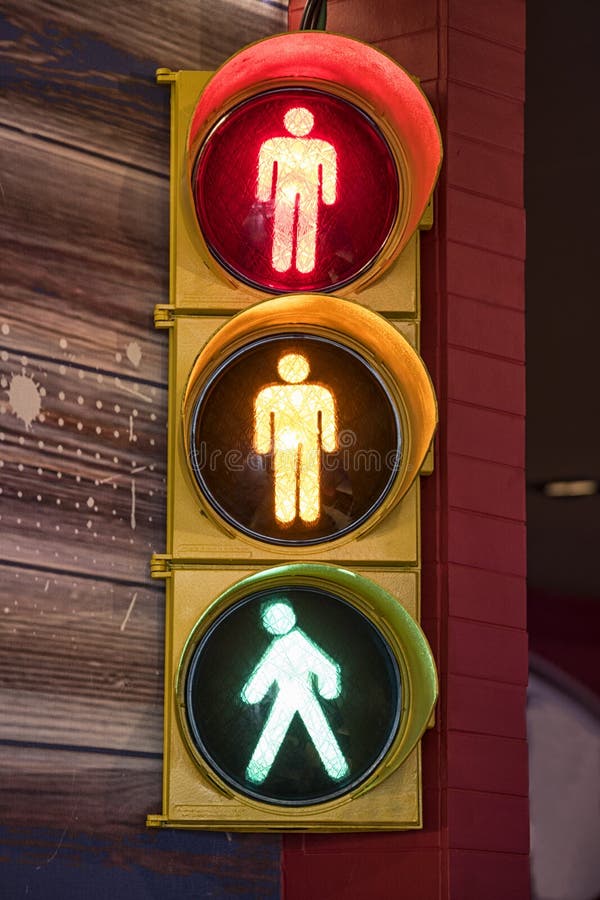Fot- trafikljus royaltyfri fotografi Fot- trafikljus royaltyfri fotografi