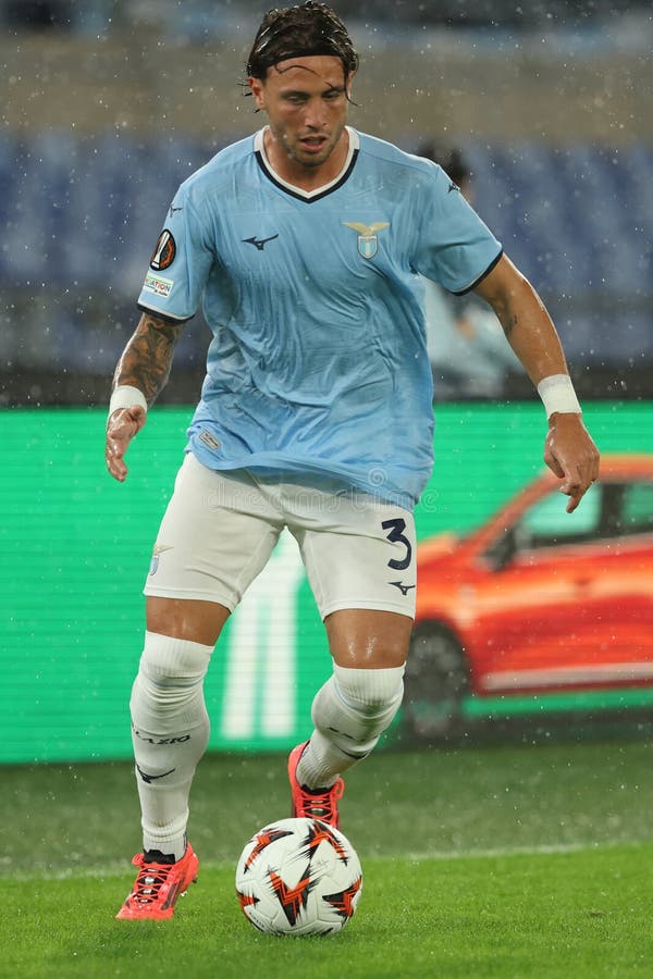 Fotboll : uefa europa league ss lazio vs ogc nice at Olympic stadion in rome den 3 oktober 2024 royaltyfri foto