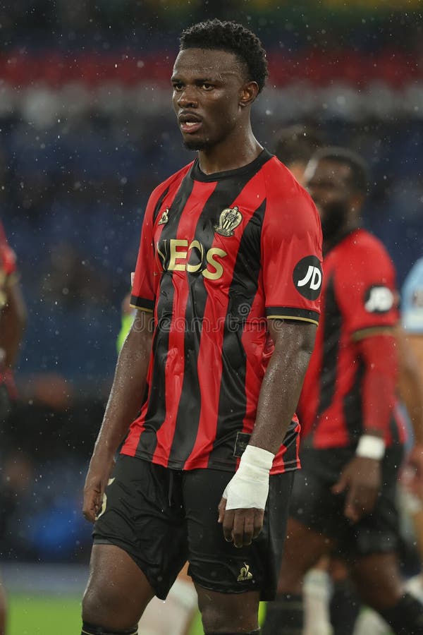 Fotboll : uefa europa league ss lazio vs ogc nice at Olympic stadion in rome den 3 oktober 2024 royaltyfri foto