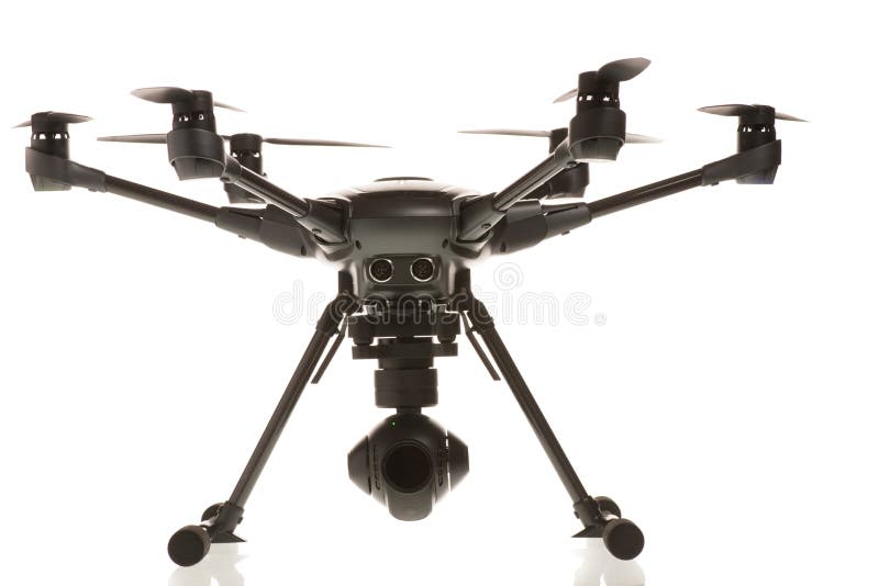 Foto aislada estudio del abejón del heksacopter fotografía de archivo libre de regalías Foto aislada estudio del abejón del heksacopter fotografía de archivo libre de regalías