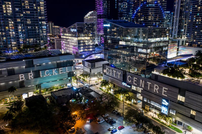 Foto brickell Stadtzentrum-Miami-Floridas USA Nacht