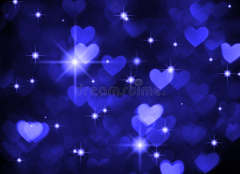 Foto del boke del fondo del cuore, colore blu scuro Festa, celebrazione e contesto astratti del biglietto di S. Valentino fotografia stock Foto del boke del fondo del cuore, colore blu scuro Festa, celebrazione e contesto astratti del biglietto di S. Valentino fotografia stock