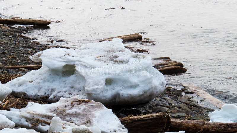 Foto del primer de un río Canadian imágenes de archivo libres de regalías Foto del primer de un río Canadian imágenes de archivo libres de regalías