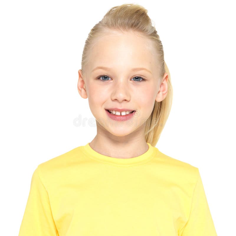 Foto della ragazza felice sorridente immagini stock Foto della ragazza felice sorridente immagini stock