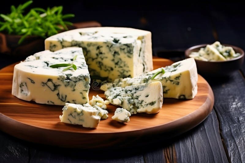 Foto di un delizioso assortimento di formaggio su una piastra di legno rustico royalty illustrazione gratis