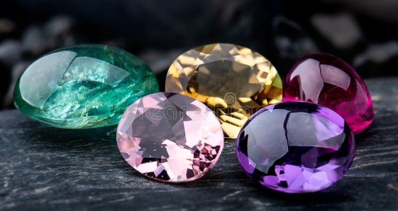 Foto för uppsättning för Gemstonessamlingssmycken med den svarta stenen och mörk belysning royaltyfri foto Foto för uppsättning för Gemstonessamlingssmycken med den svarta stenen och mörk belysning royaltyfri foto