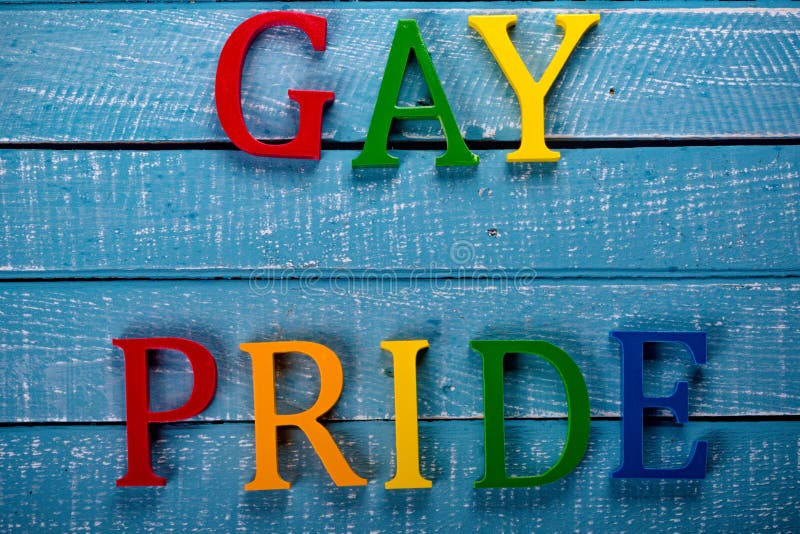 Foto superior da pena do conceito de Gay Pride fotografia de stock Foto superior da pena do conceito de Gay Pride fotografia de stock
