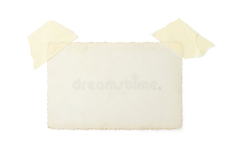 Foto antiga em branco imagem de stock