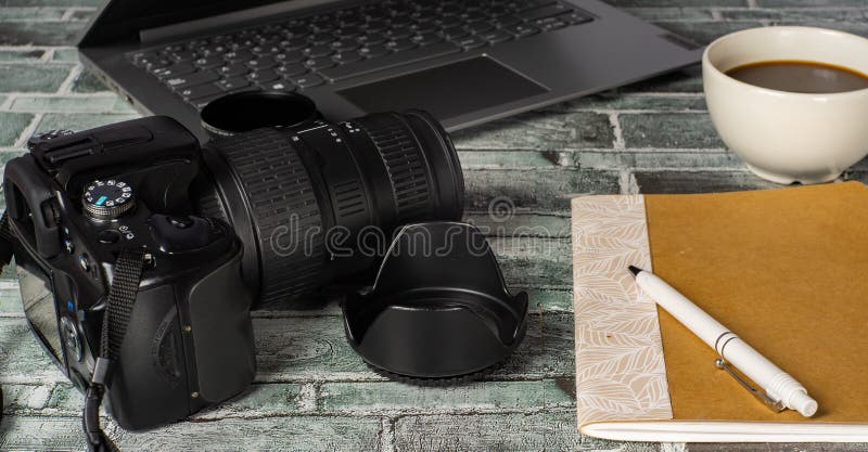 Fotocâmera imagens de stock royalty free