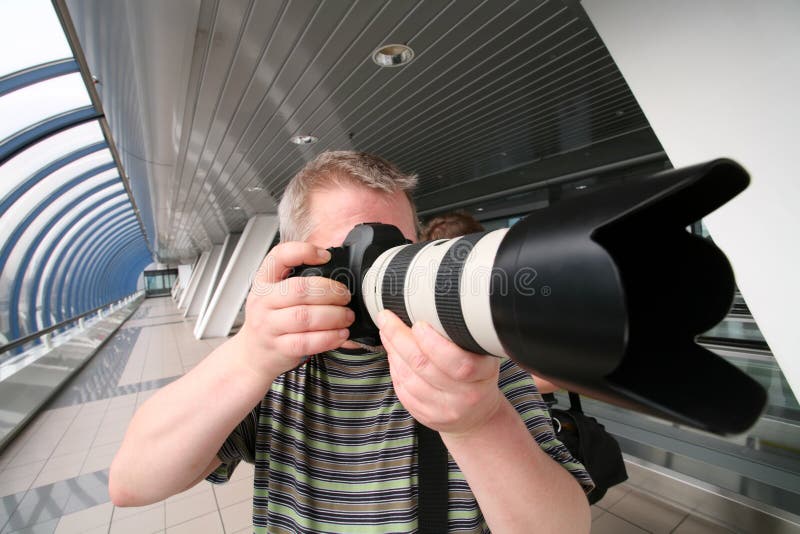 Fotograf arkivfoton