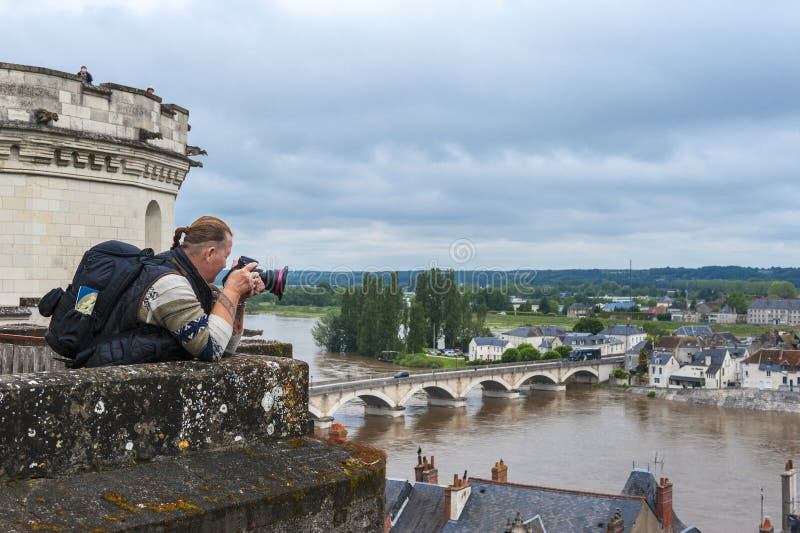 Fotograf på arbete royaltyfria foton Fotograf på arbete royaltyfria foton