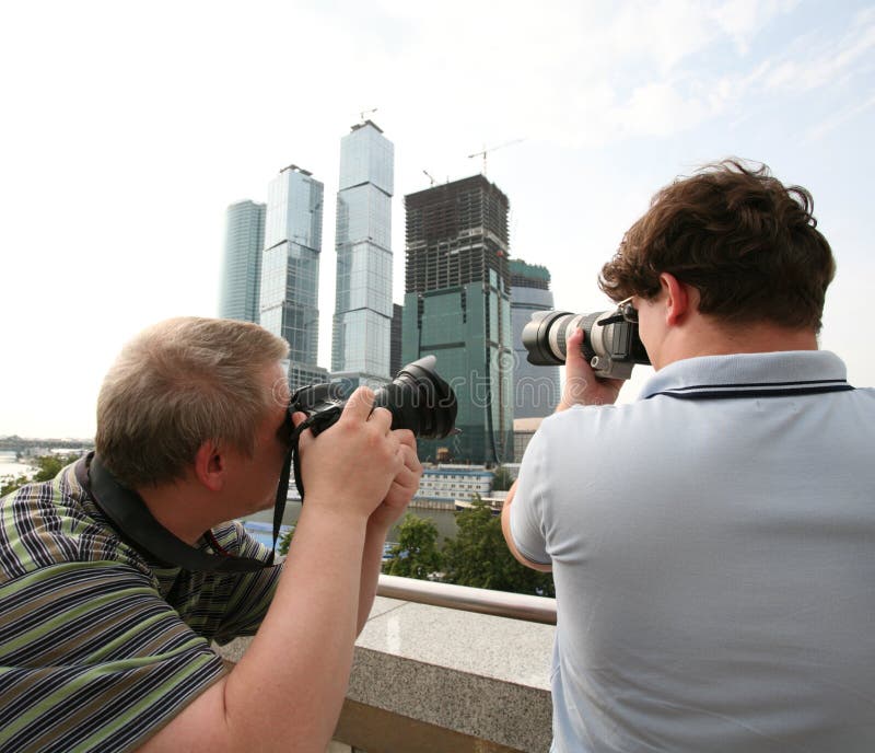 Fotografer royaltyfri fotografi