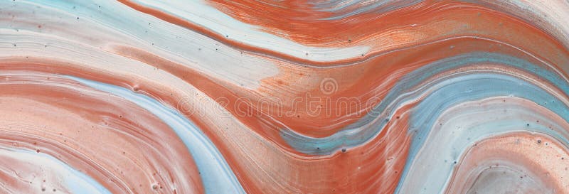 Fotografia fundalului abstract cu efect marbleizat. coloranți albaștri cu mentă și coloranți albi creativi. vopsea frumoasă. banne royalty free stock photos