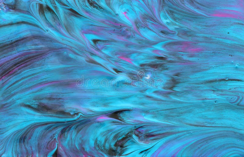 Fotografia fundalului abstract cu efect marbleizat. culori creative roz albastru și turcoaz. vopsea frumoasă royalty free stock photos