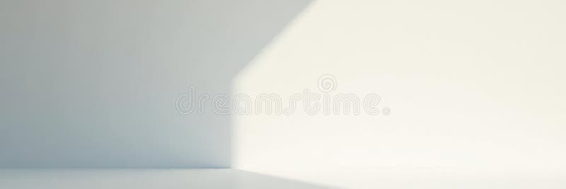 Fotografie retroinstantanee goală cu o umbră puternică pe alb-umbră alb stock illustration