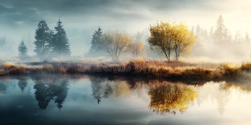 Fotografie van het sluisherenmeer royalty-vrije illustratie