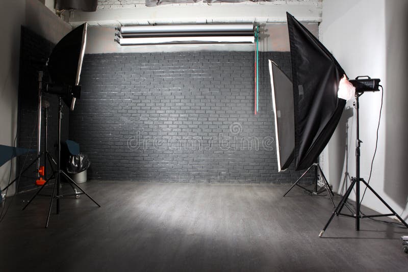 Interior of a modern photo studio. Interior of a modern photo studio