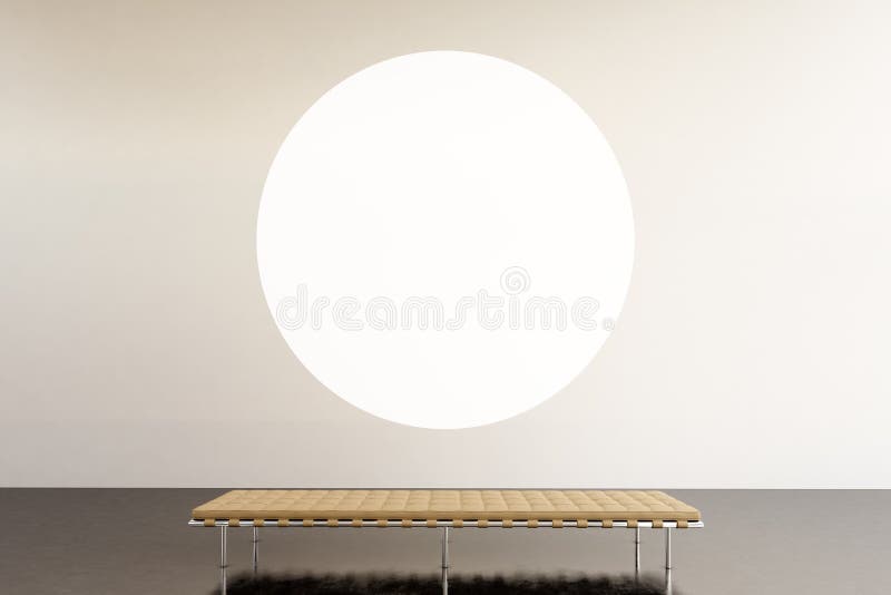 Fotografii wystawy przestrzeni nowożytna galeria Round bielu dzisiejszej ustawy pusty brezentowy wiszący muzeum Wewnętrzny loft s zdjęcie royalty free Fotografii wystawy przestrzeni nowożytna galeria Round bielu dzisiejszej ustawy pusty brezentowy wiszący muzeum Wewnętrzny loft s zdjęcie royalty free